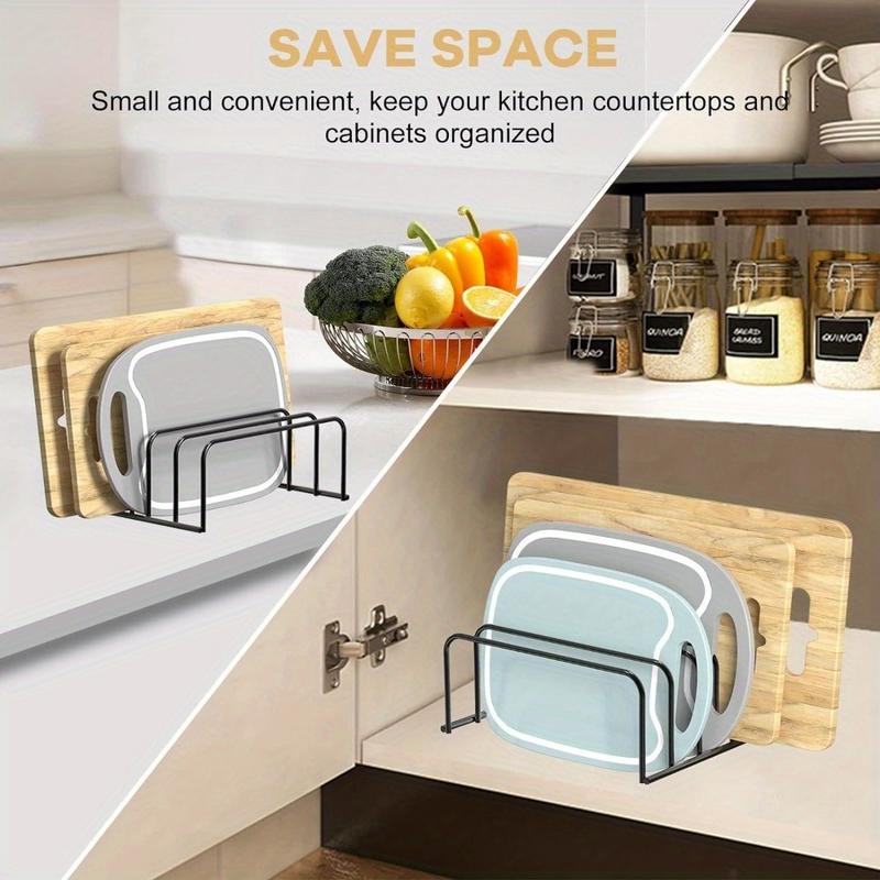 Kitchen Cabinet Baking Sheet Organizer - Organizador de tablas de cortar de