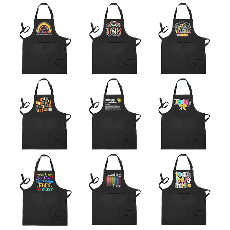 Kitchen Baking Quotes - Divertido delantal negro con cita de