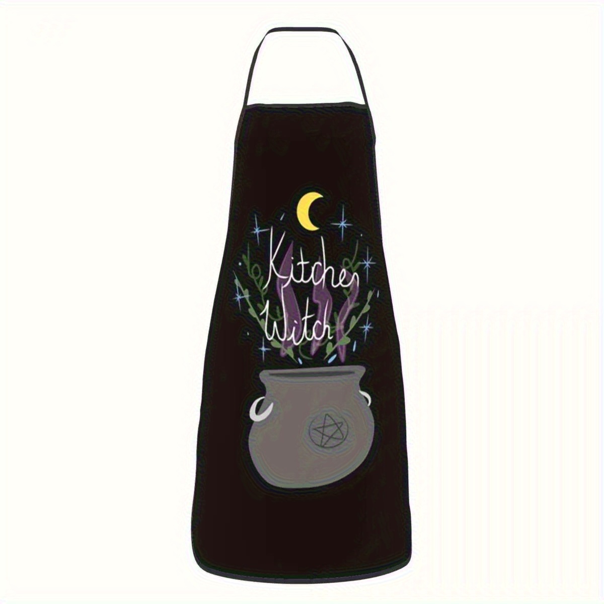 Kitchen Witch Baking - Delantal de cocina de bruja con