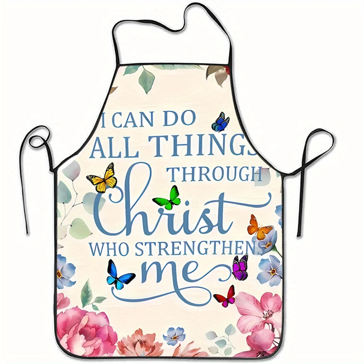 Kitchen Baking Quotes - Delantal de poliéster sin mangas con