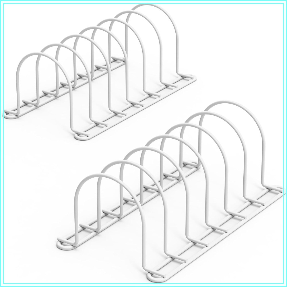 Kitchen Cabinet Baking Sheet Organizer - Organizador vertical de platos para gabinete,
