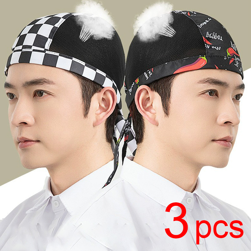 Kitchen Baker - Gorro de Cocina Transpirable de Malla,