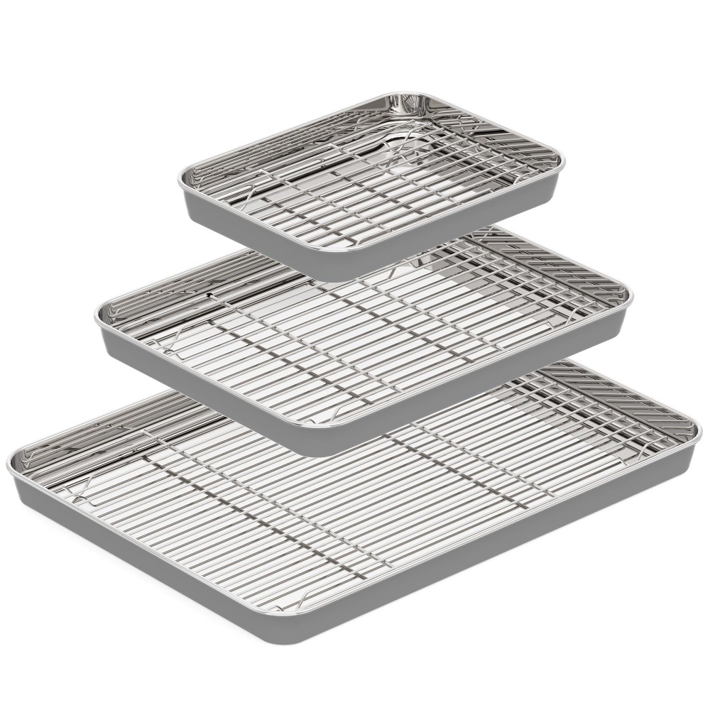 Kitchen Baking Tray Rack - Bandeja de Acero Inoxidable para Hornear