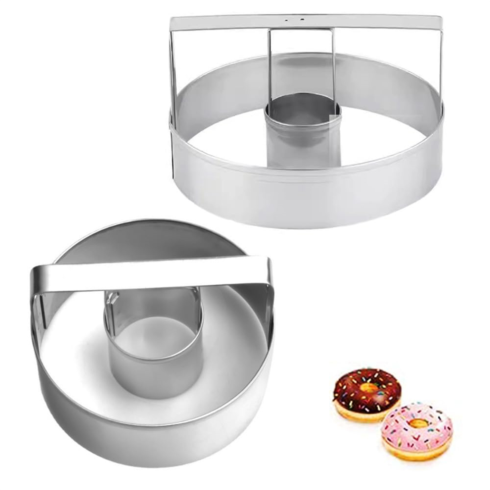 Kitchen Baking Products - Cortador de Galletas de Acero Inoxidable,