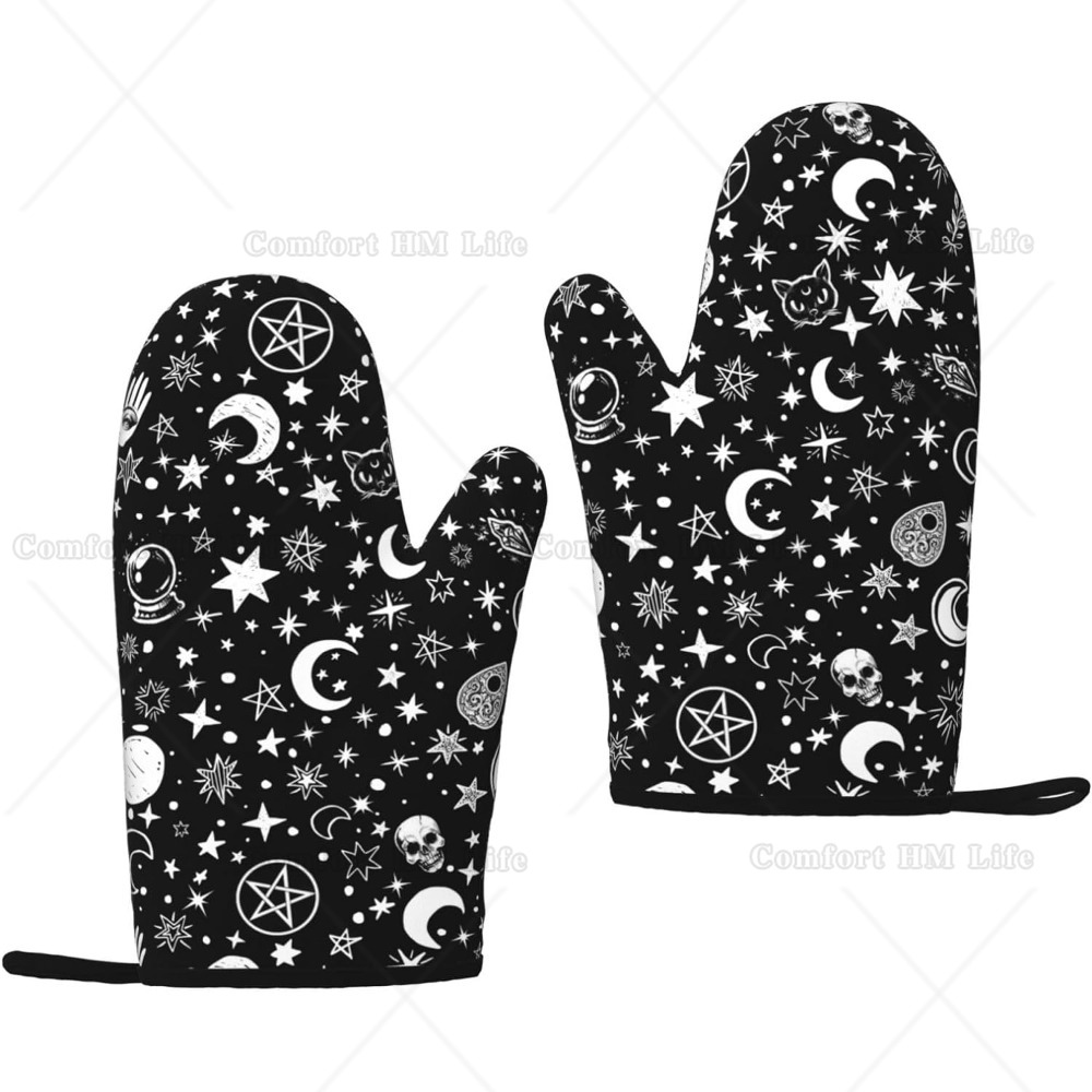 Kitchen Witch Baking - Guantes de silicona para horno de