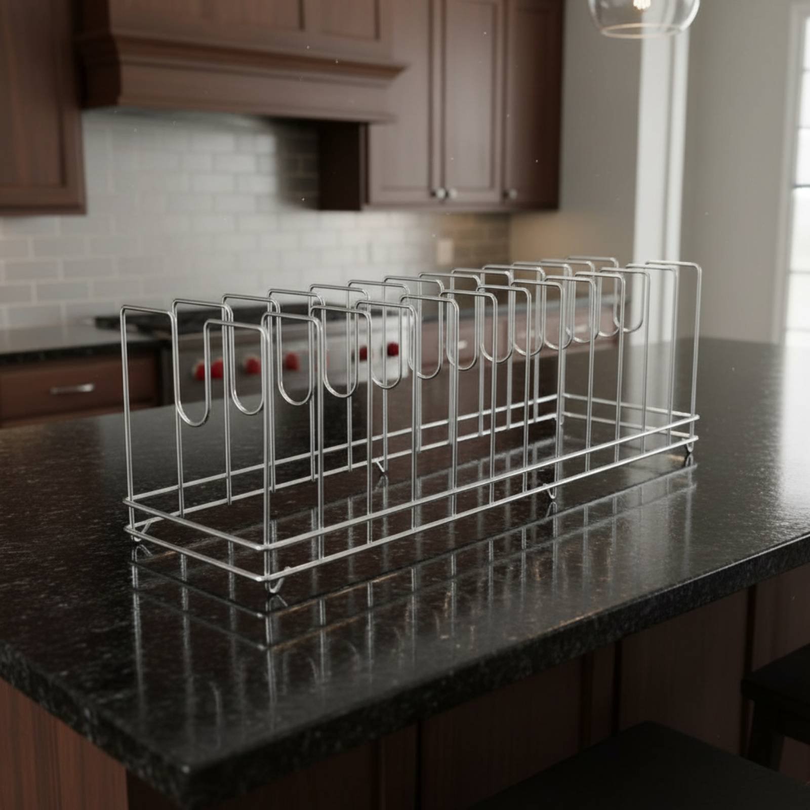 Kitchen Baking Tray Rack - Estante para Bandejas de Pizza, Ahorra
