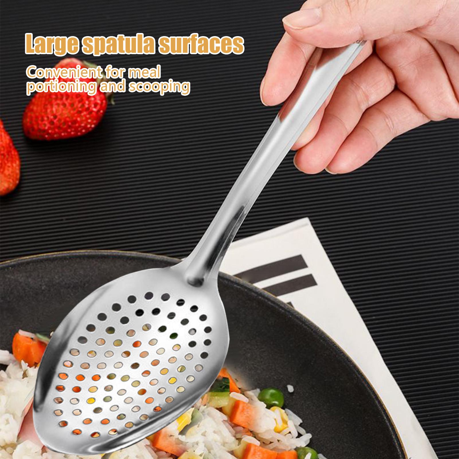 Cuchara ranurada de acero inox - Offset Spatula Set reseña y precio