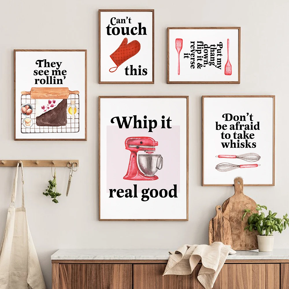Impresión de Cocina Divertida  - Kitchen Baking Quotes reseña y precio