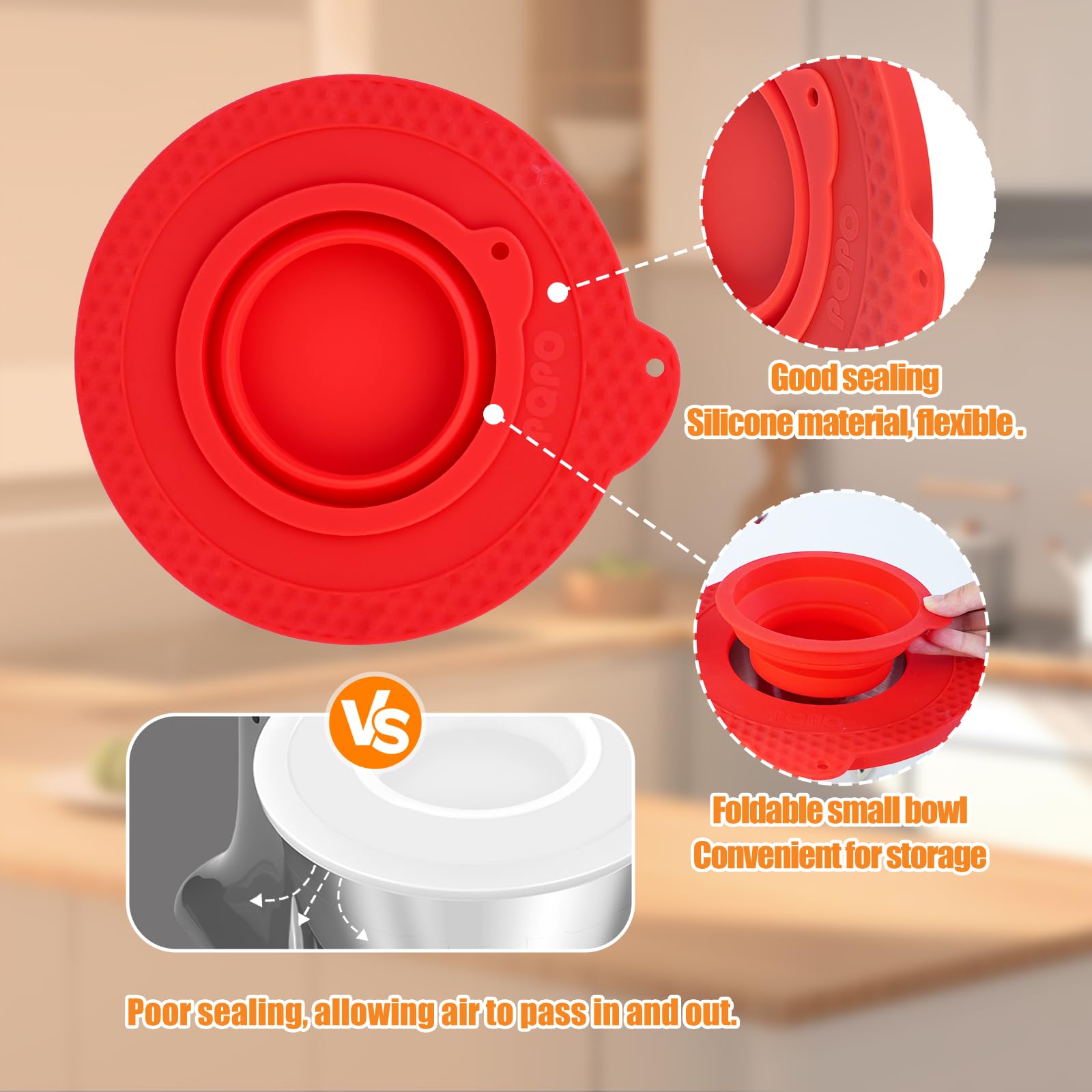 Tapa protectora de silicona pa - Kitchen Aid Baking Lid reseña y precio