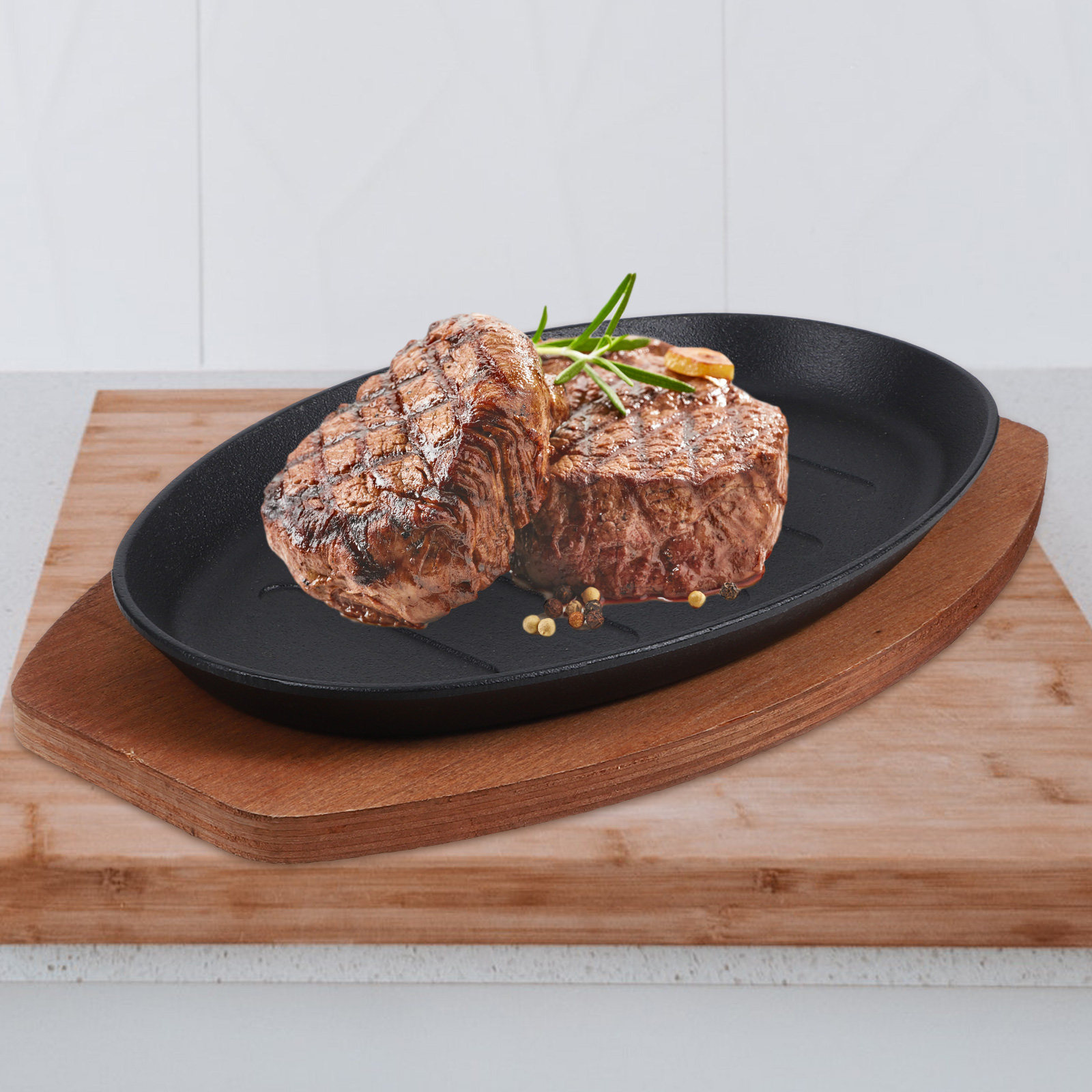 1 Juego de Platos de Hierro pa - Kitchen Essentials Baking Tray reseña y precio
