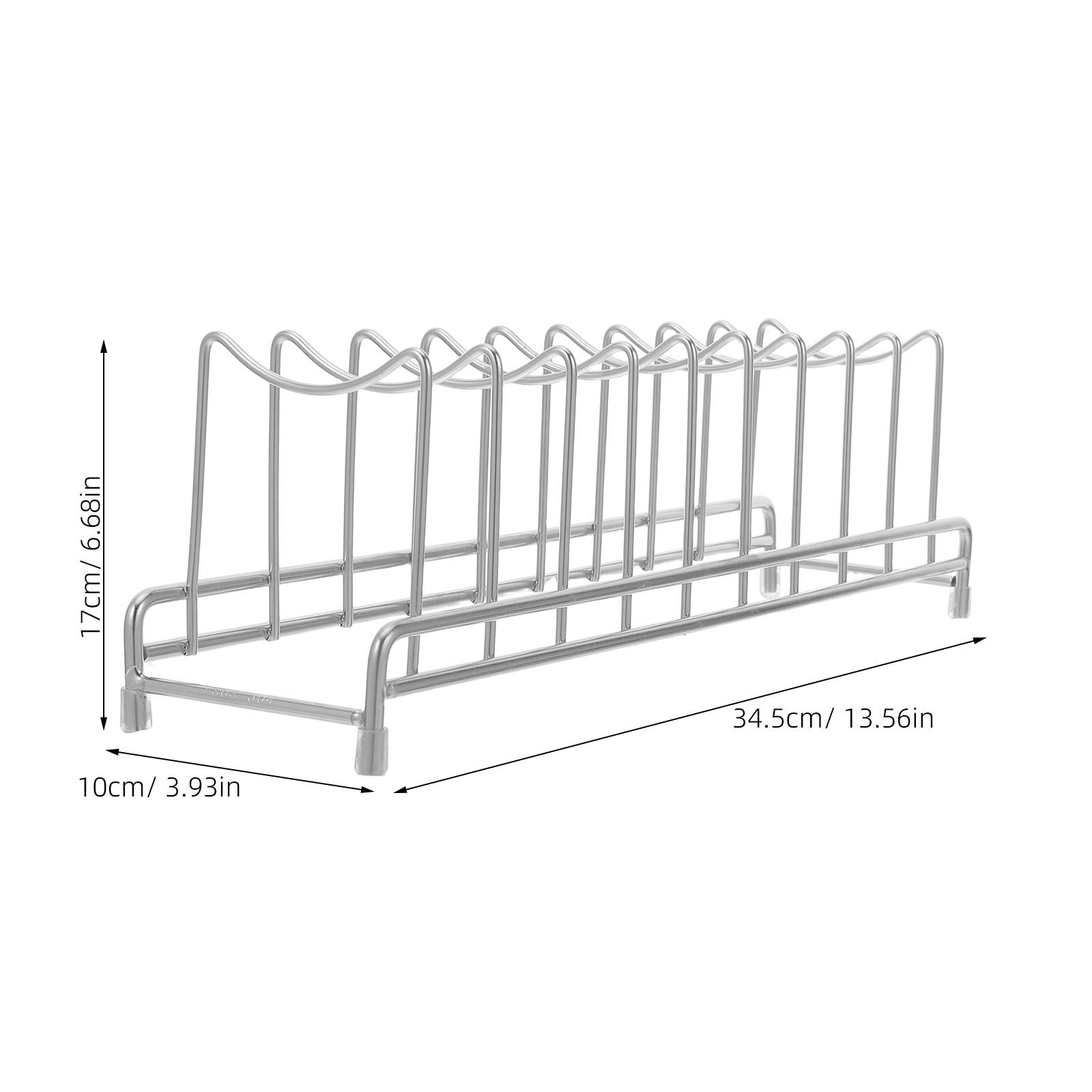 Organizador de tapas de ollas  - Kitchen Cabinet Baking Sheet Organizer reseña y precio