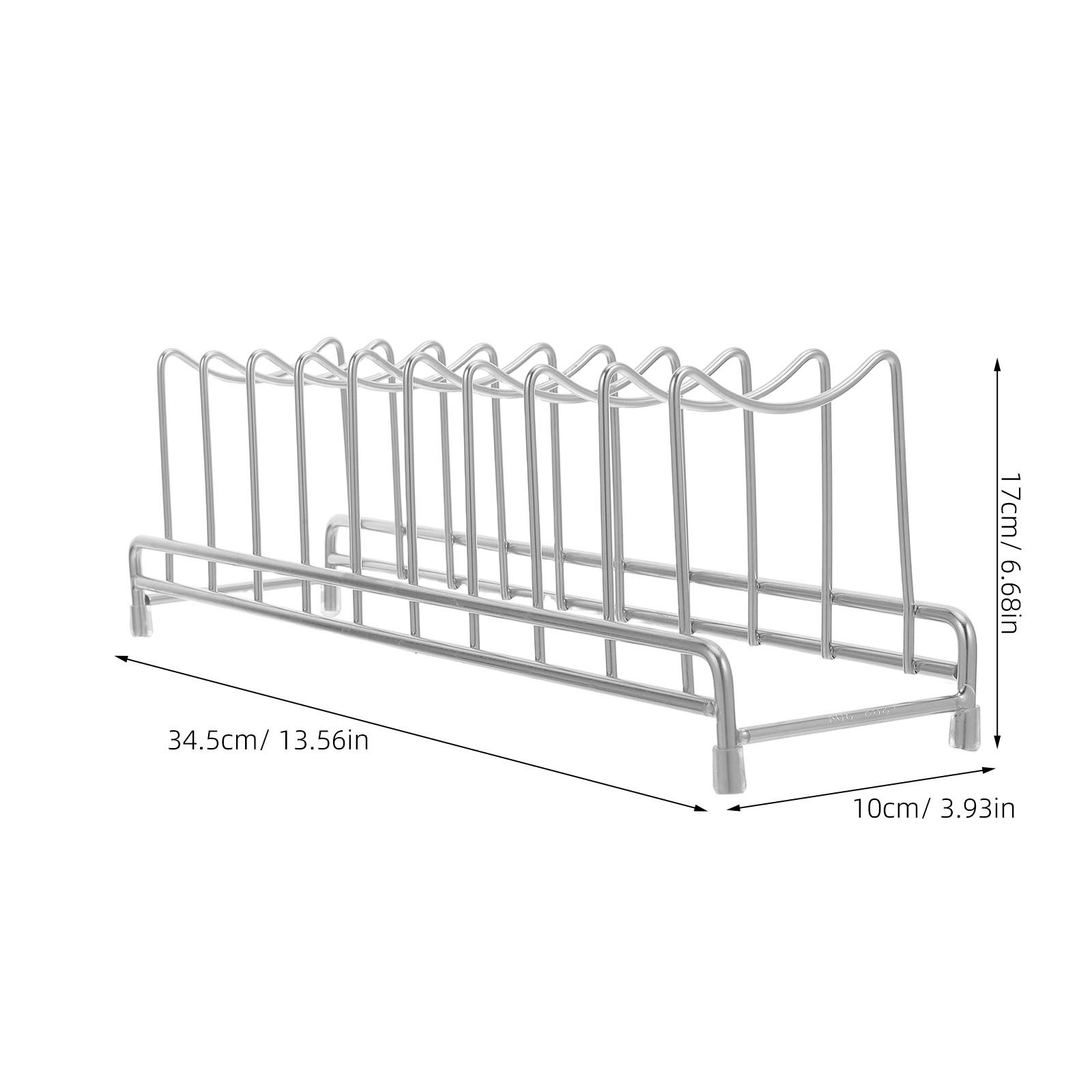 Organizador de tapas de ollas  - Kitchen Cabinet Baking Sheet Organizer reseña y precio