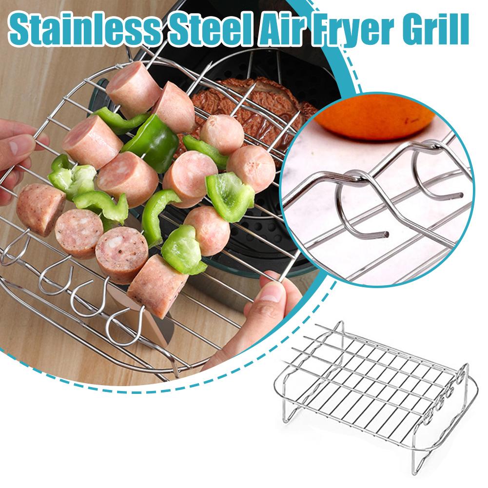 Bandeja de cesta para freidora - Kitchen Baking Tray Rack reseña y precio