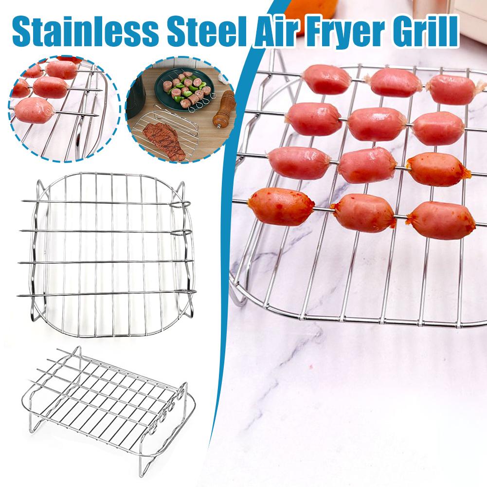Bandeja de cesta para freidora - Kitchen Baking Tray Rack reseña y precio