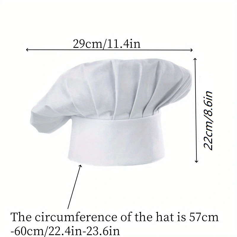 Gorro de Chef para Adultos, 3  - Kitchen Baker reseña y precio