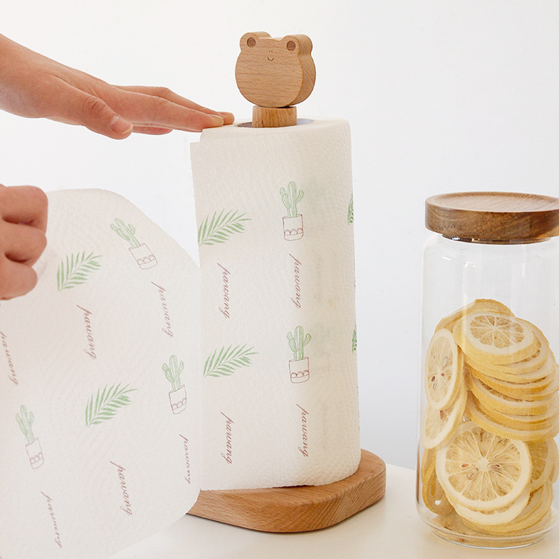 Soporte de pañuelos de madera  - Kitchen Baking Paper Holder reseña y precio