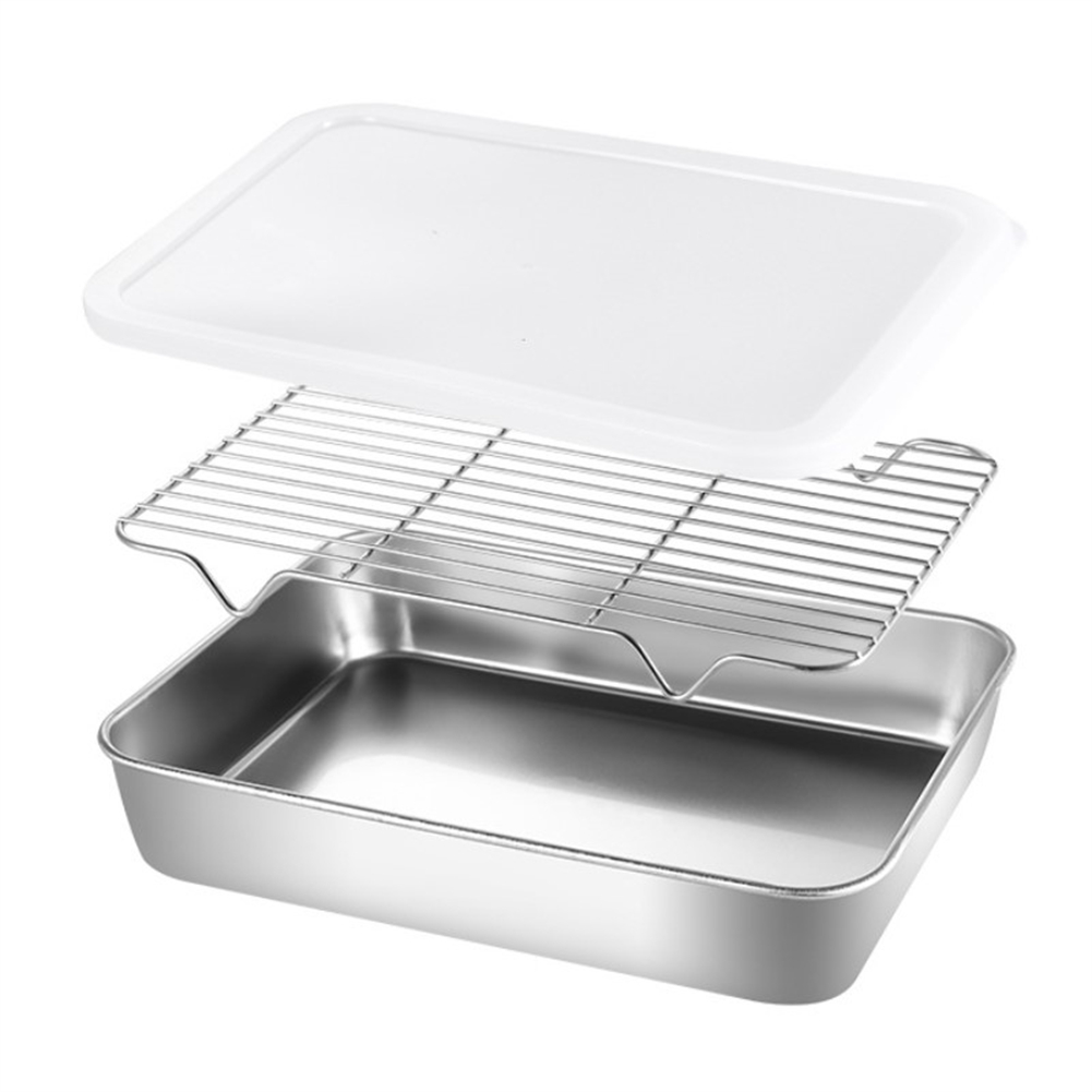 Bandeja para hornear de acero  - Kitchen Baking Tray Rack reseña y precio