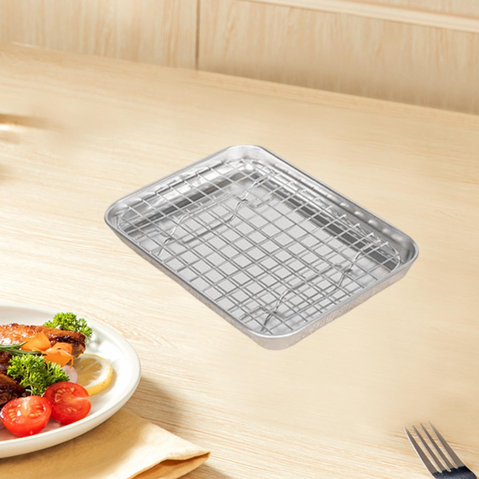Bandeja para hornear con rejil - Kitchen Baking Tray Rack reseña y precio