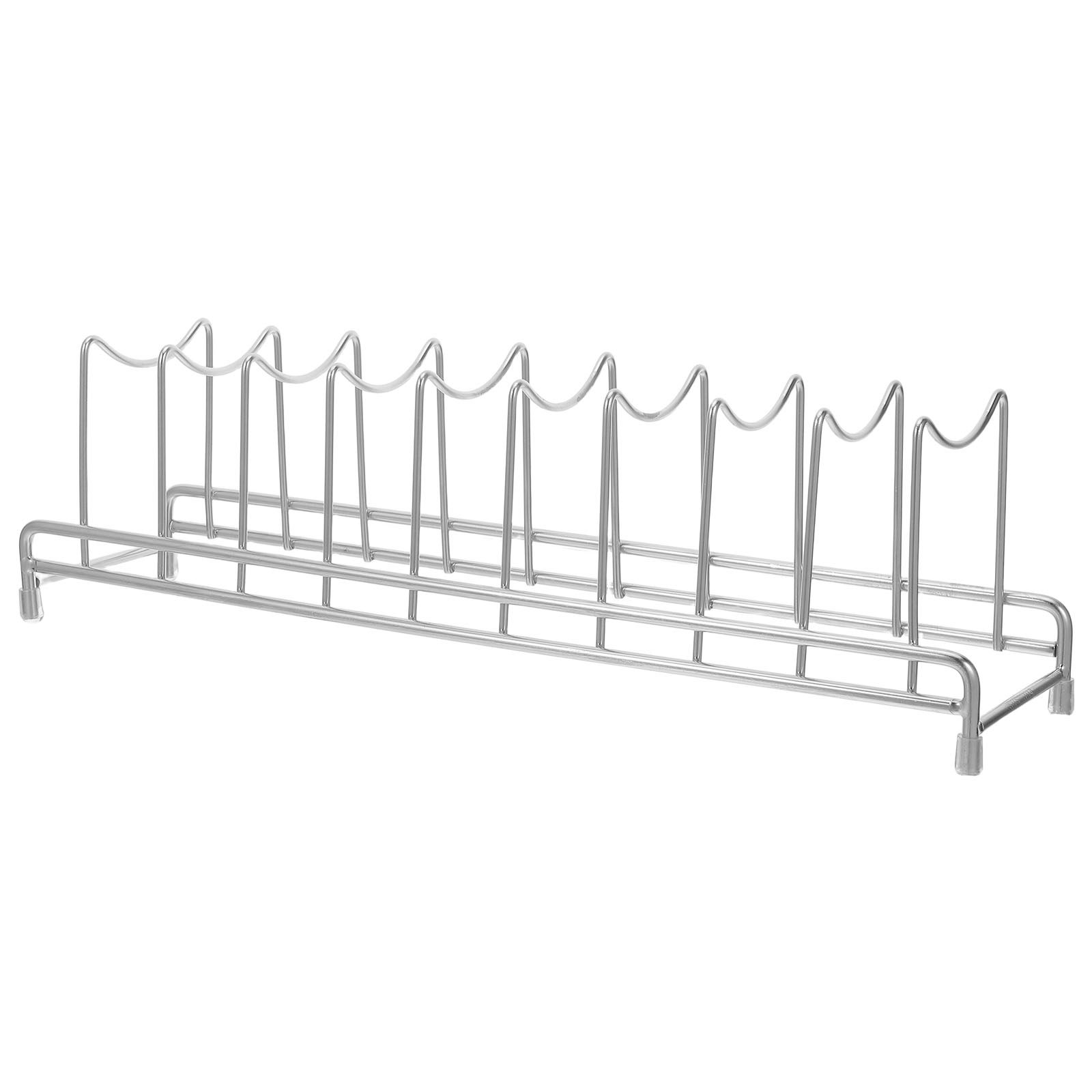 Organizador de tapas de olla d - Kitchen Cabinet Baking Sheet Organizer reseña y precio