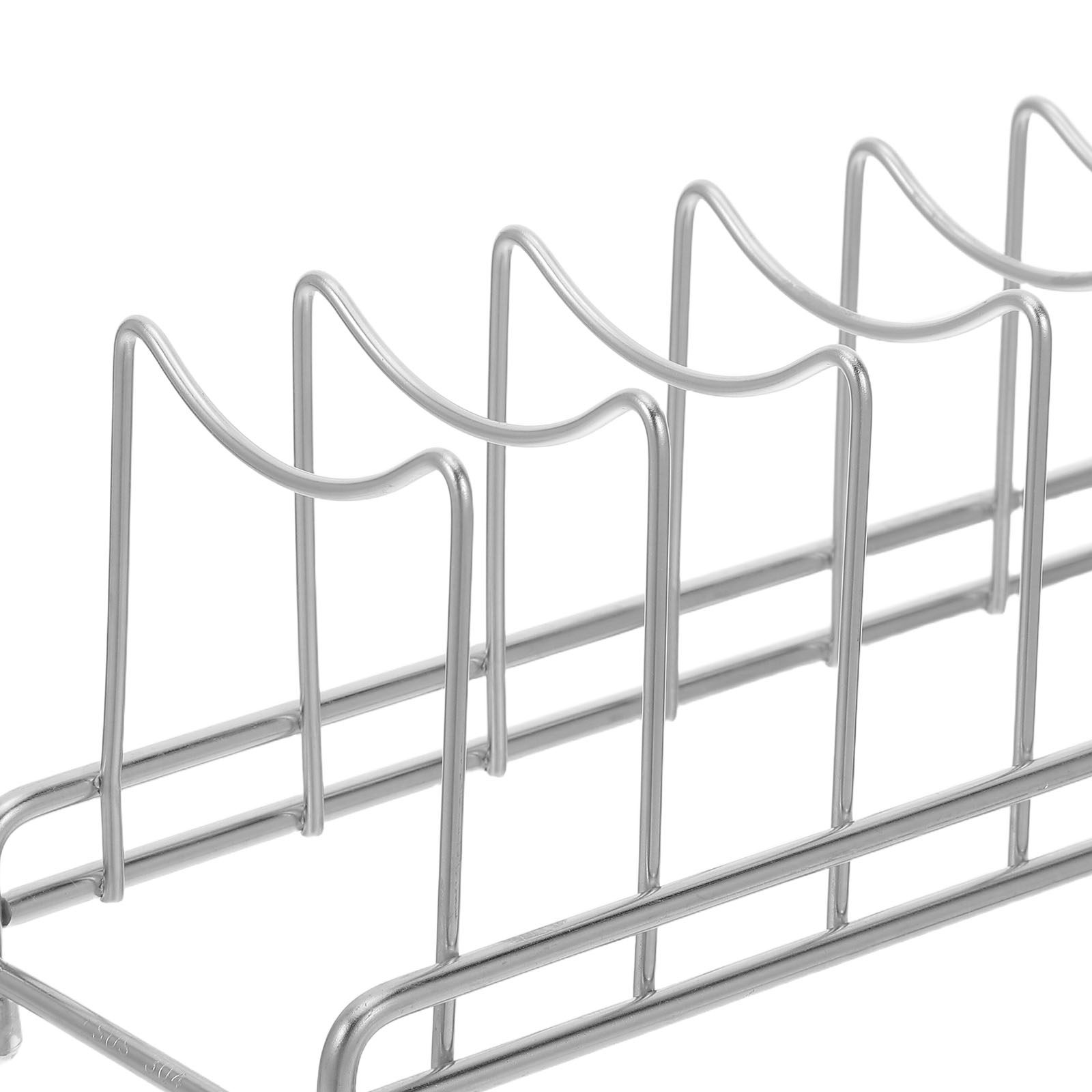 Organizador de tapas de olla d - Kitchen Cabinet Baking Sheet Organizer reseña y precio