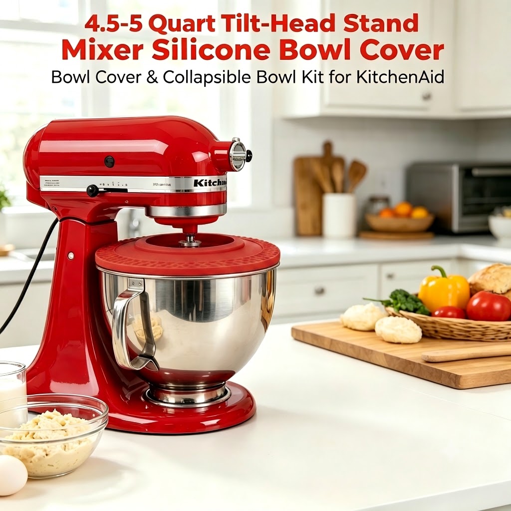 Tapa de silicona para tazón de - Kitchen Aid Baking Lid reseña y precio