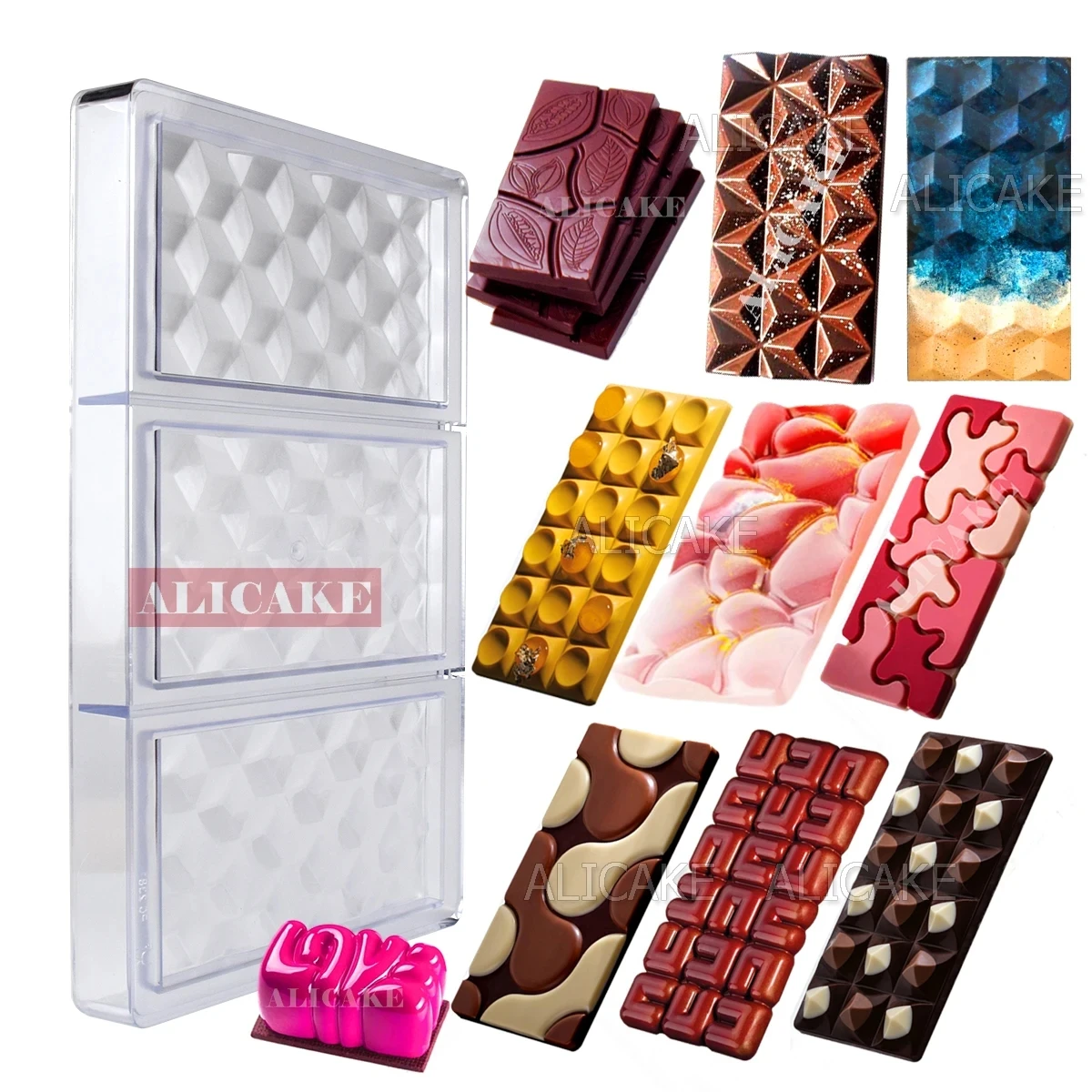 Molde de Chocolate de policarb - Kitchen Baking Products reseña y precio