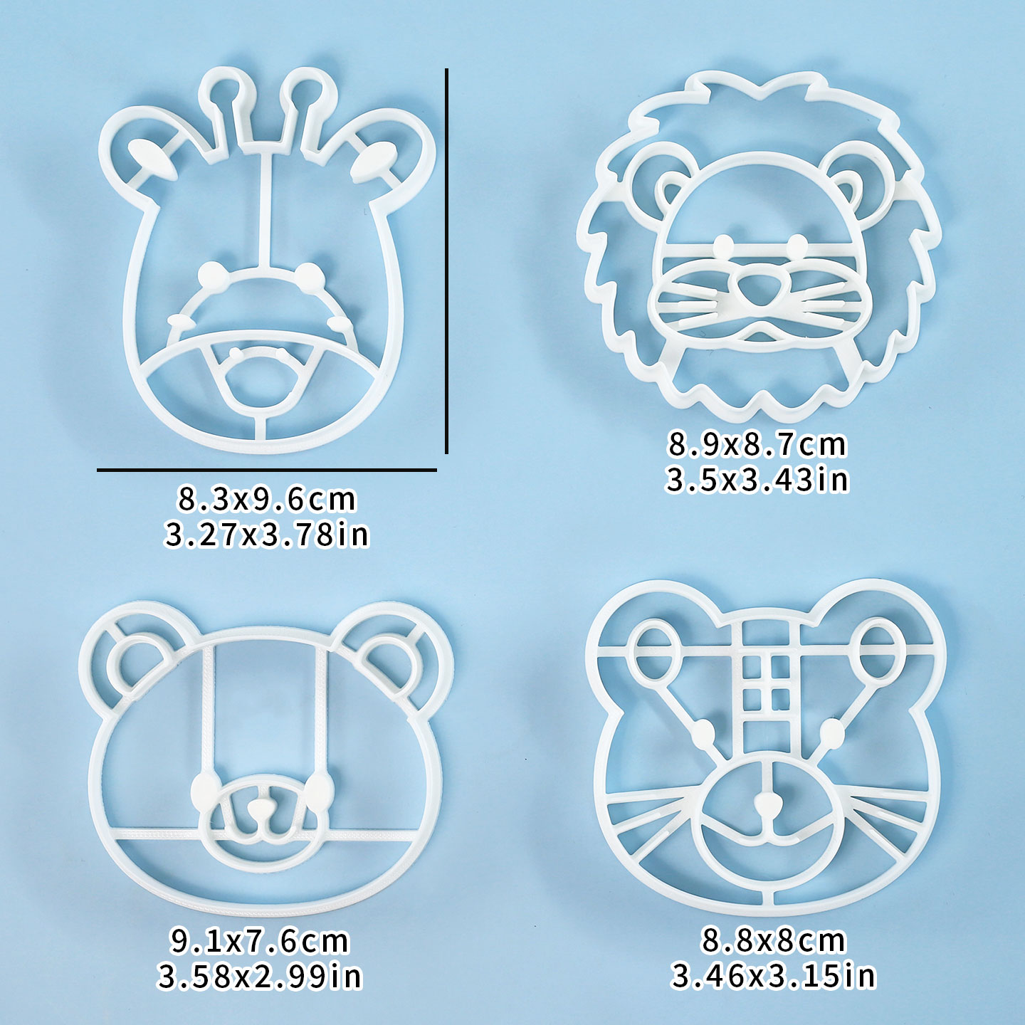 Juego de 4 Cortadores de Galle - Kitchen Baking Cake reseña y precio