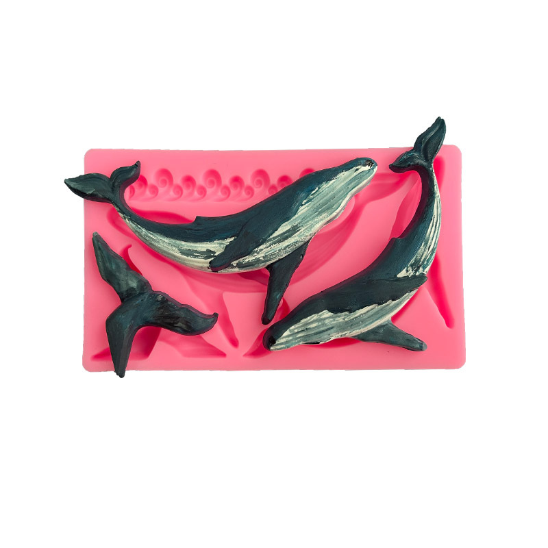 Molde de silicona de ballena D - Kitchen Baking Products reseña y precio