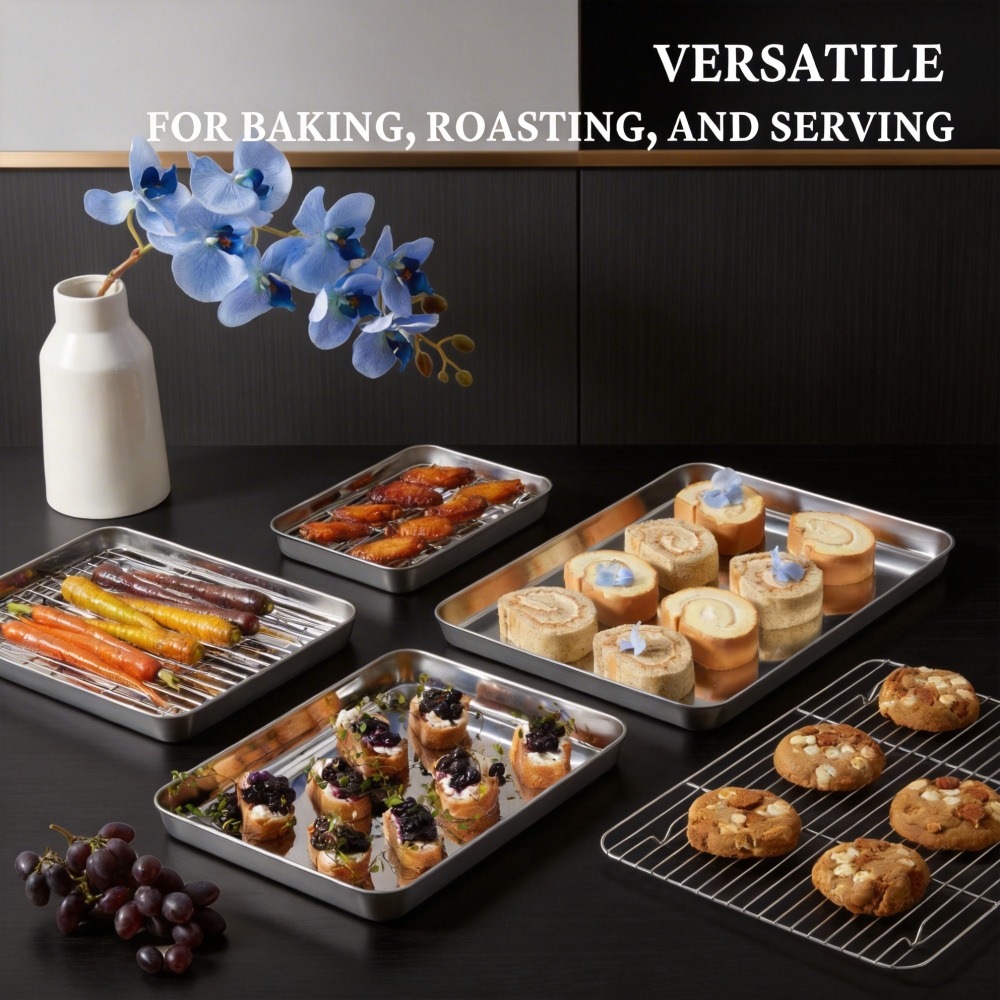 Bandeja de Acero Inoxidable pa - Kitchen Baking Tray Rack reseña y precio