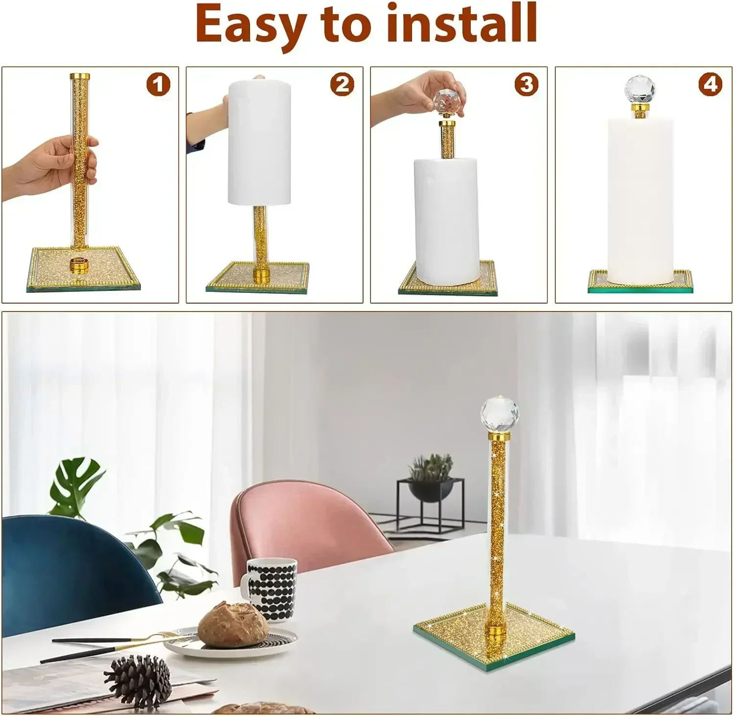 Soporte para papel de cocina d - Kitchen Baking Paper Holder reseña y precio