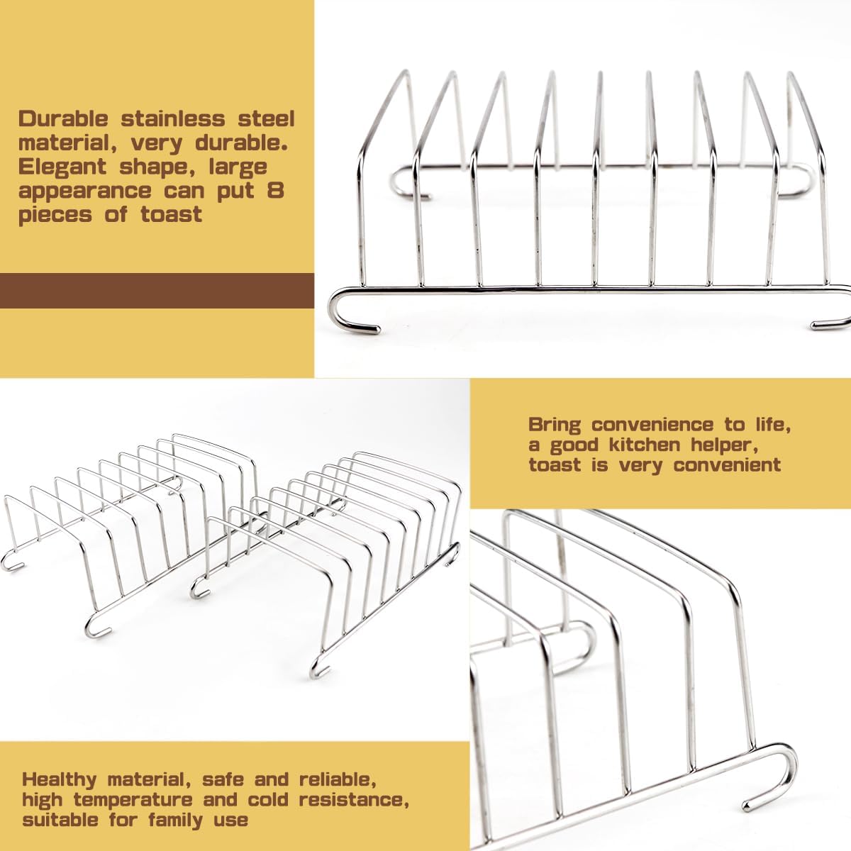 Estante para pan tostado de ac - Kitchen Baking Tray Rack reseña y precio