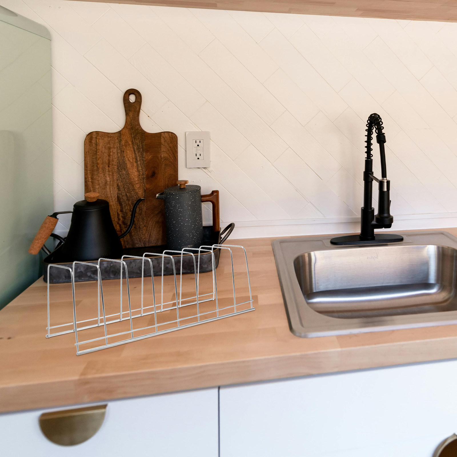Estante de almacenamiento de c - Kitchen Baking Tray Rack reseña y precio